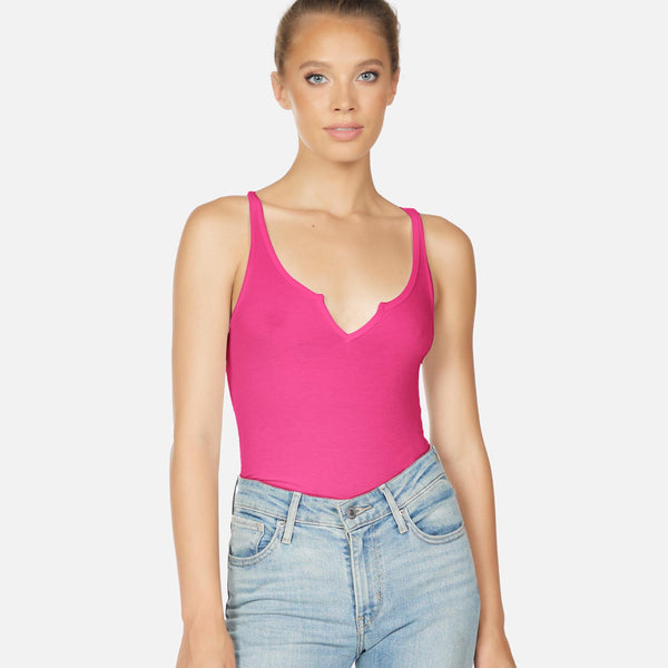トップス PILE FLARE TANK TOPS ML-6387-RIB-BTPK-