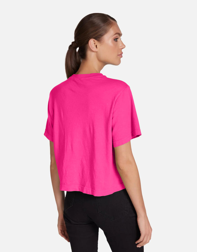Hester Oversized Tee Bright Pink
