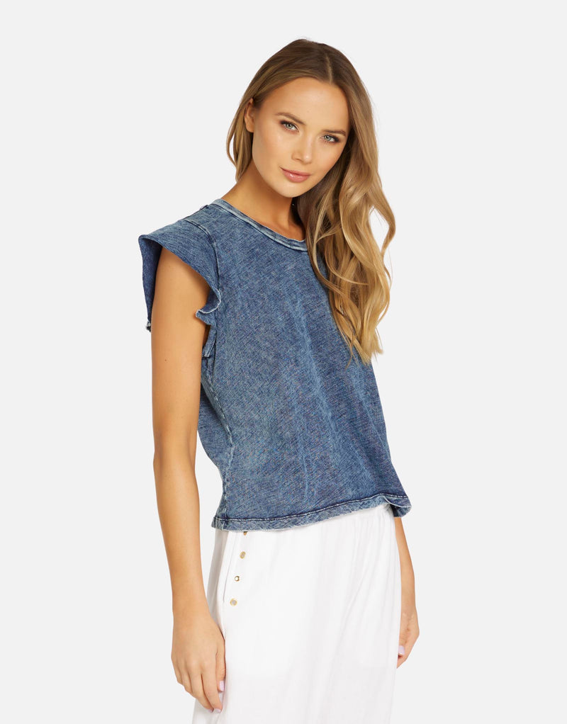 Bronte Tee Acid Denim