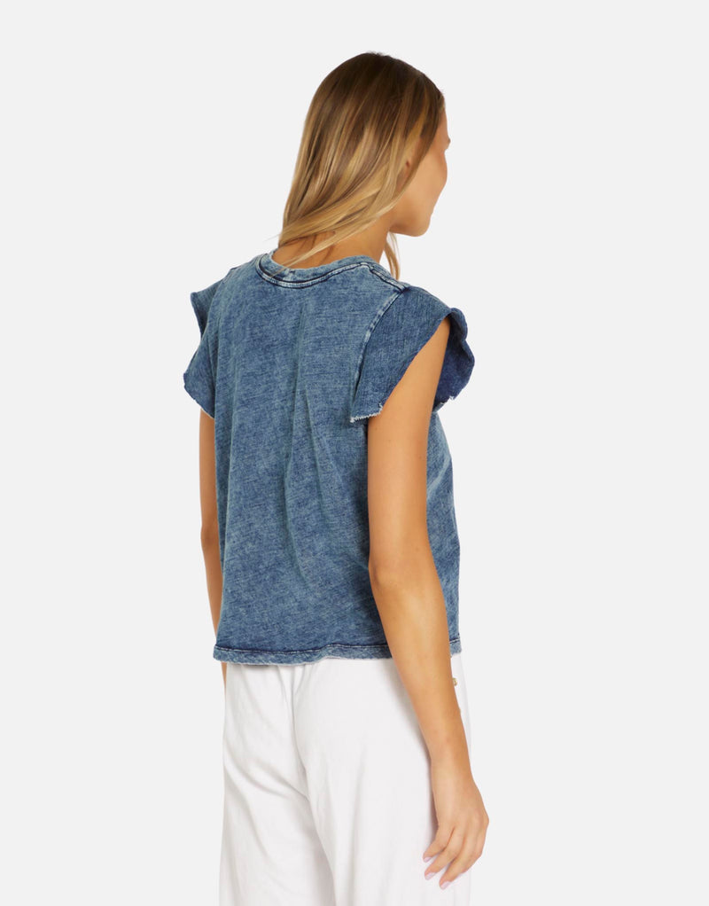 Bronte Tee Acid Denim