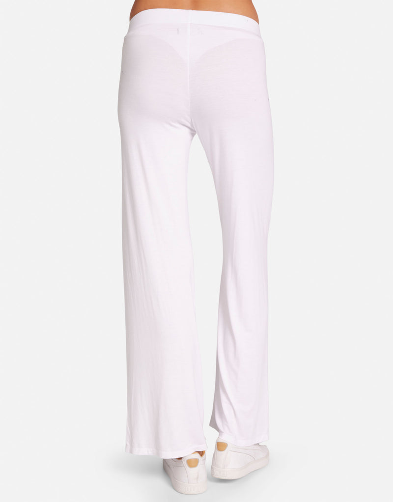 Derby Core Wide Leg Pant White