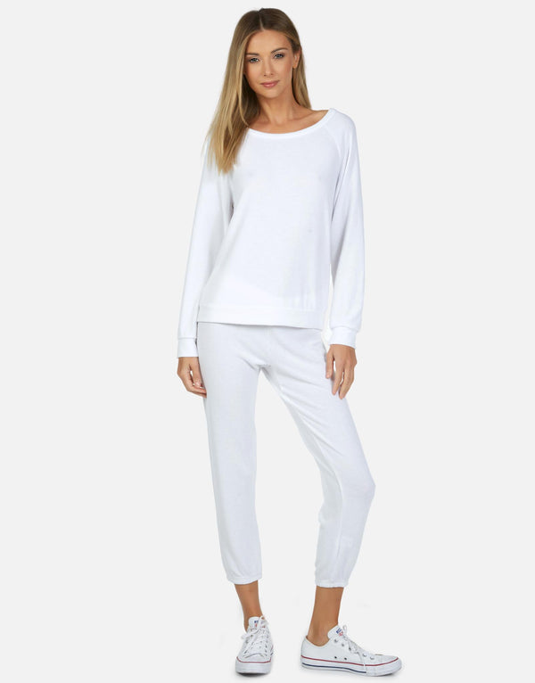 George Core Boyfriend Sweatpant White