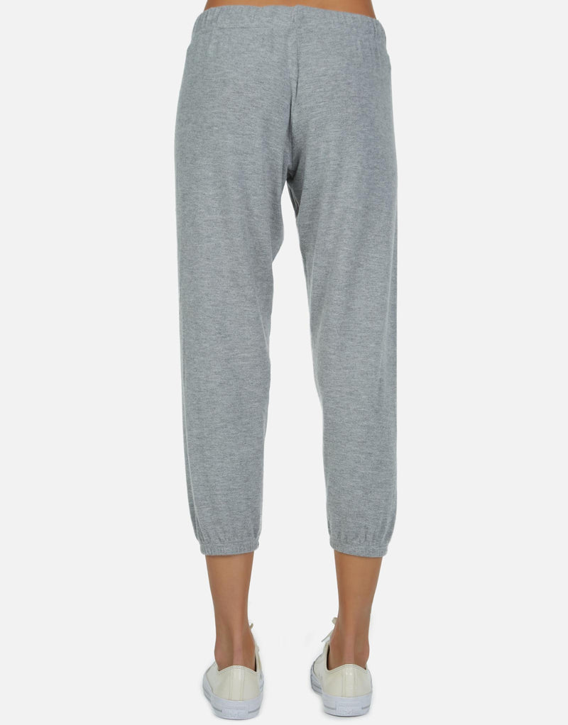 Nate Core Crop Sweatpant Heather Grey