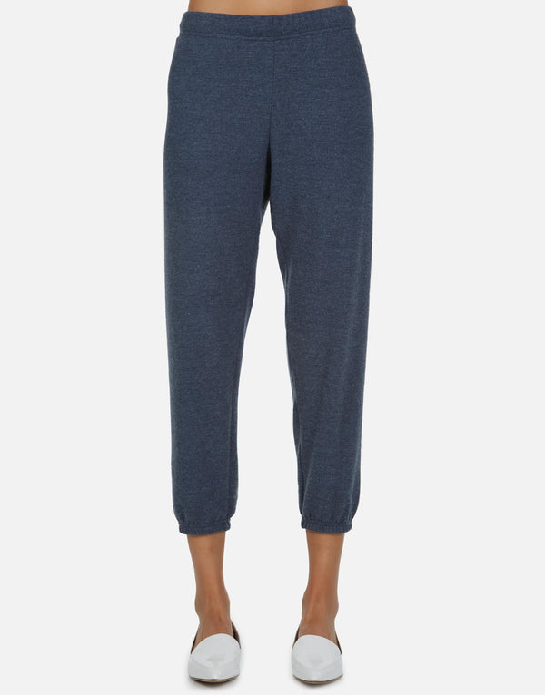 Nate Core Crop Sweatpant Navy