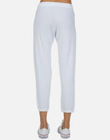 Nate Core Crop Sweatpant White