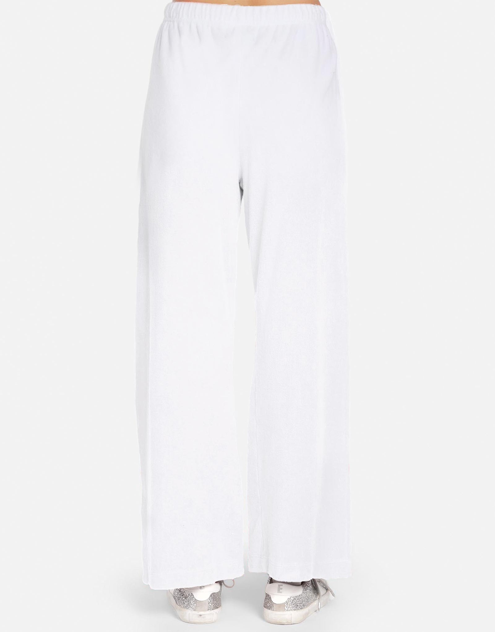 Women's Wide Leg Pant in White | Theoden by Michael Lauren