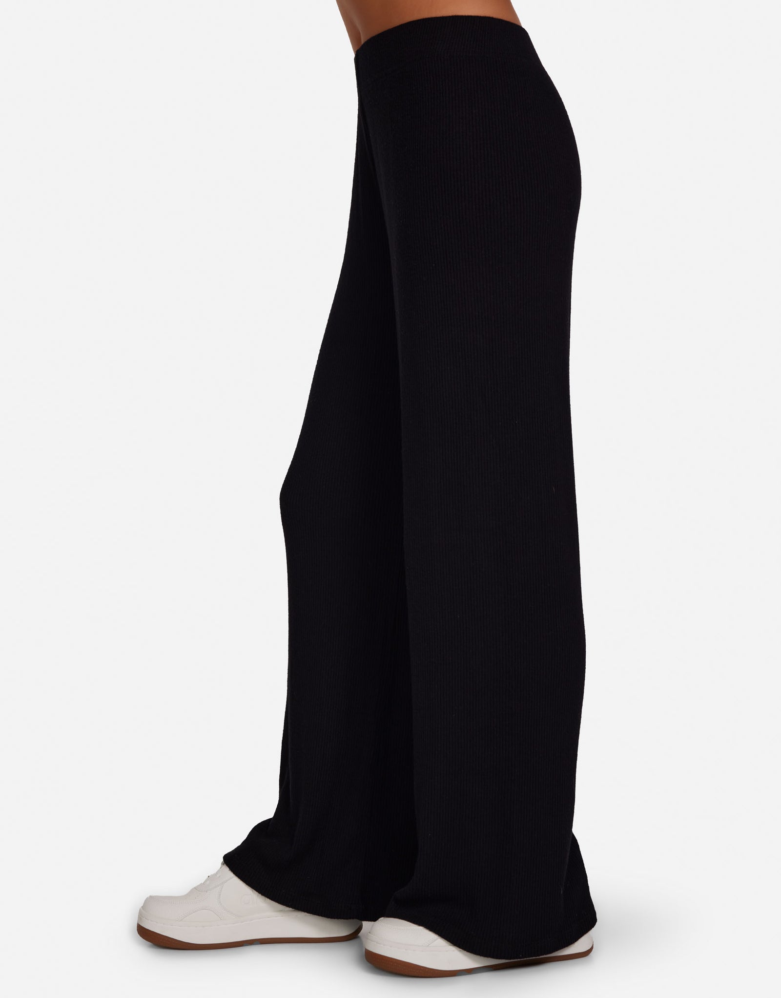 Women's Wide Leg Lounge Pant in Black | Theoden by Michael Lauren