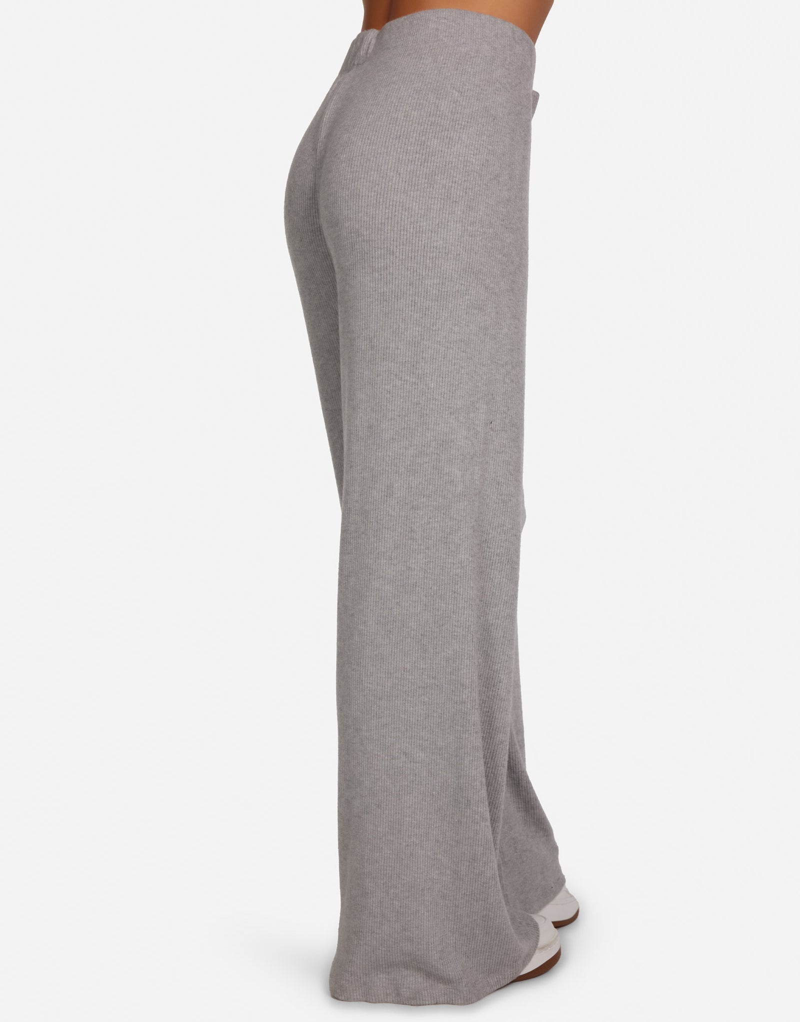 Women's Wide Leg Pant in Heather Grey | Theoden by Michael Lauren