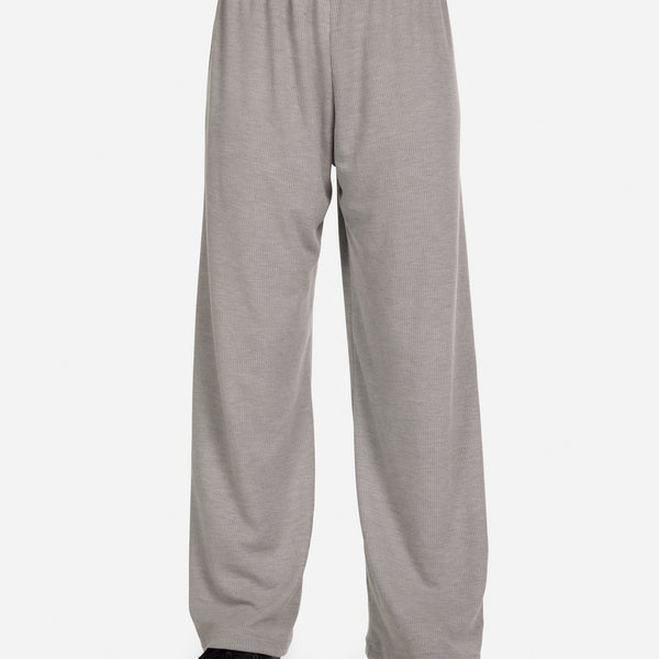 Women's Wide Leg Pant in Heather Grey | Zuri by Michael Lauren