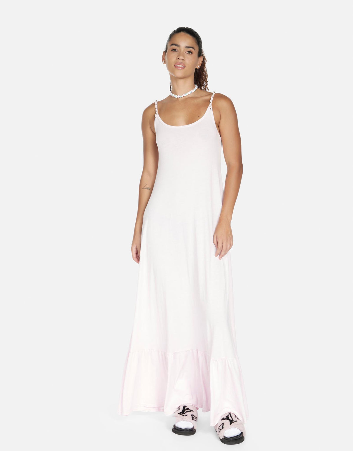 chinese dress ladies Stunning Blush Alances Maxi Dress