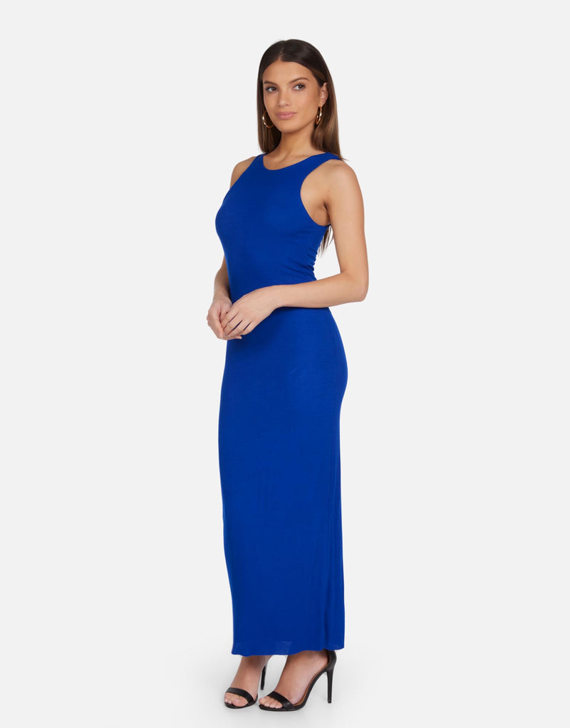 Women's Fitted Tank Dress in Sapphire | Porfirio by Michael Lauren Women's Fitted Tank Dress in Sapphire | Porfirio by Michael Lauren