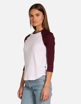 Katya White/Burgundy