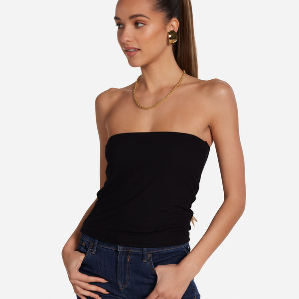 Women's Tube Top in Black | Oli by Michael Lauren