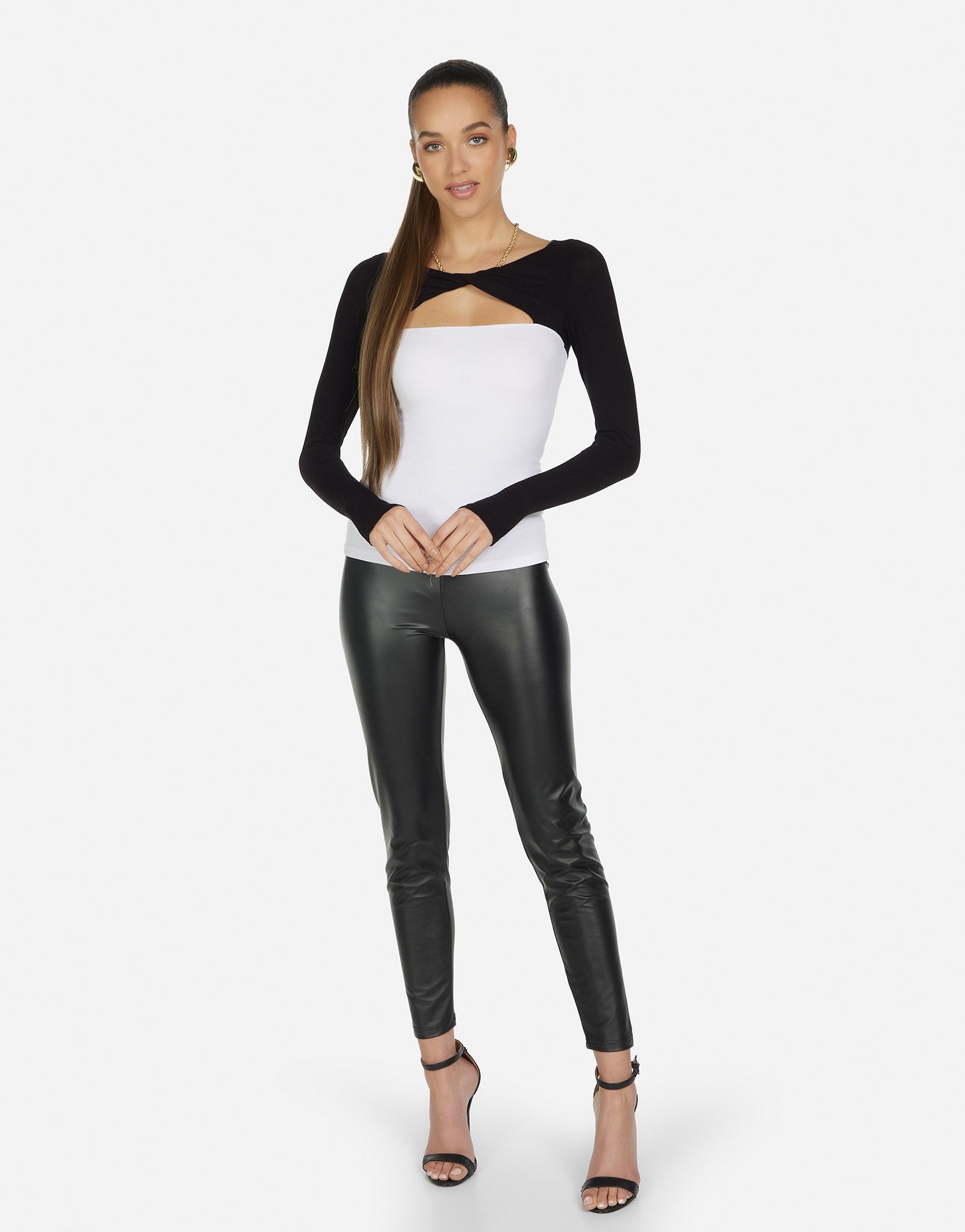Wanda Top in White & Black