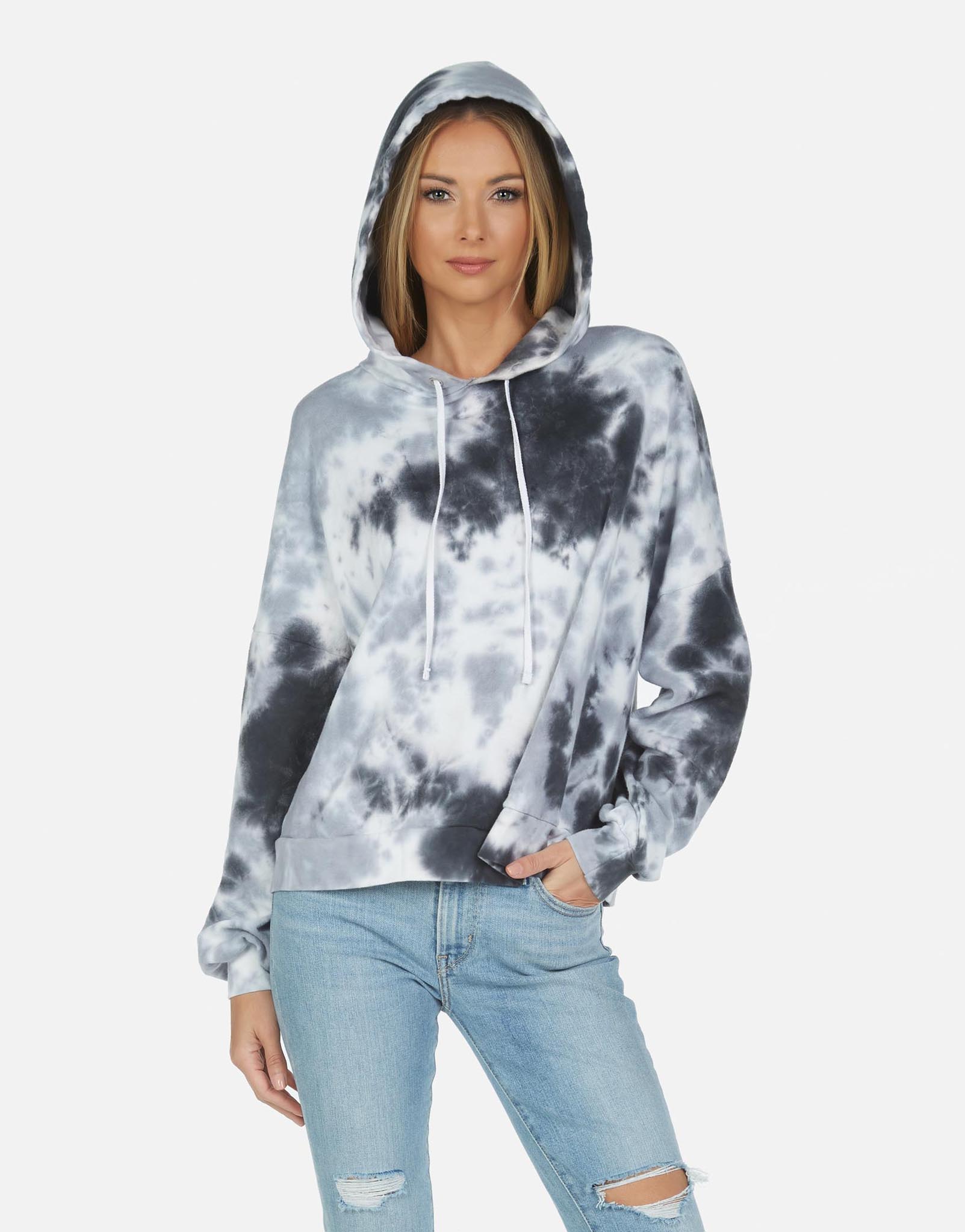 Sweat-shirt à capuche Leone Tie Dye sans sweat-shirt pour enfants LEONE 1947 APPAREL
