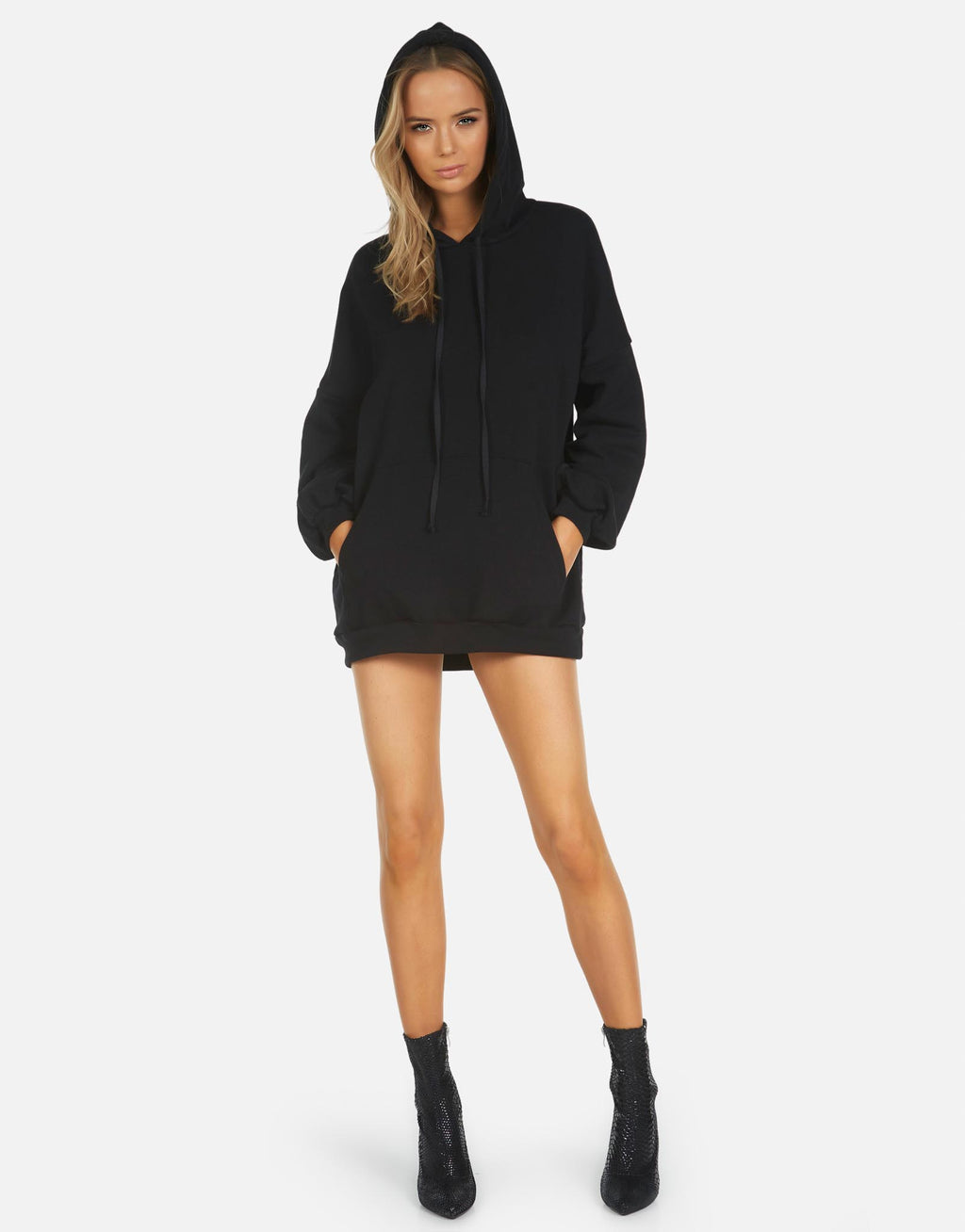 Brayden Pullover Hoodie Dress Michael Lauren