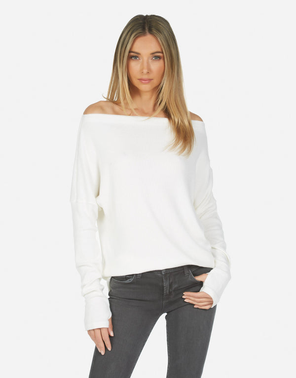 Michael Lauren Women's Santos LE Drop Shoulder Sweater