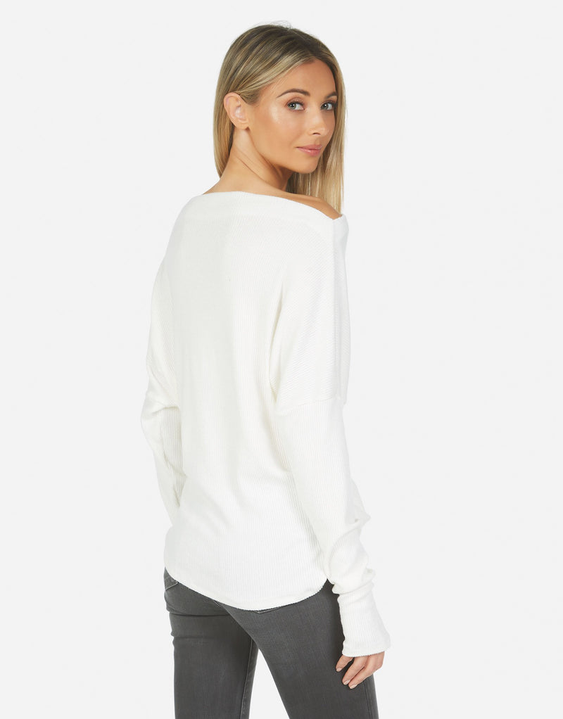 Michael Lauren Women's Santos LE Drop Shoulder Sweater