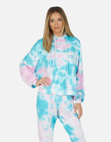 Michael Lauren Women's Gower LE Tie Dye Crop Hoodie