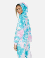 Michael Lauren Women's Gower LE Tie Dye Crop Hoodie