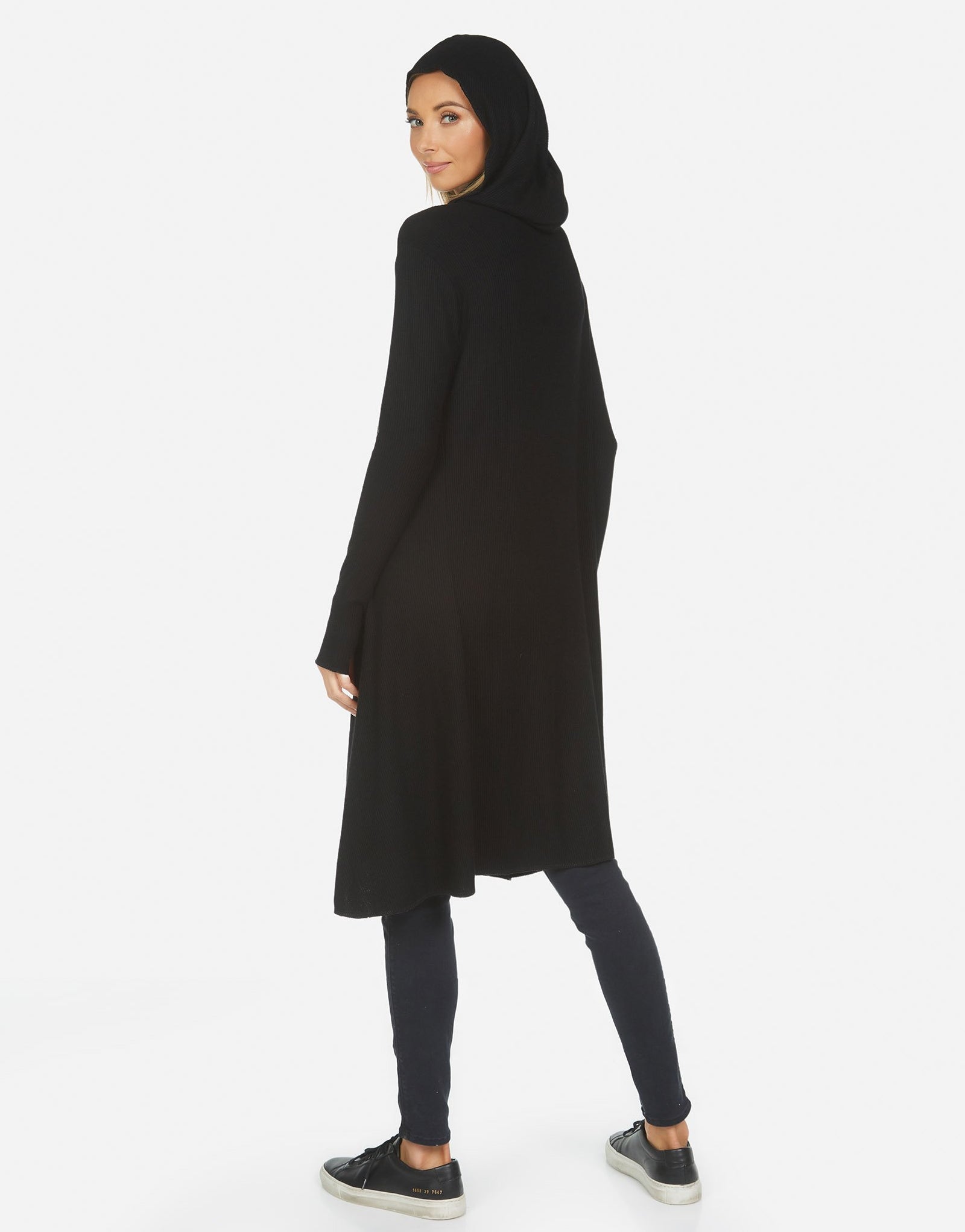 カルバン・クライン   Solid Rayon ニット Shrug レディース Sweaters Black Calvin Klein Women's 3/4 Sleeve Knit Shrug, Black 16, Small