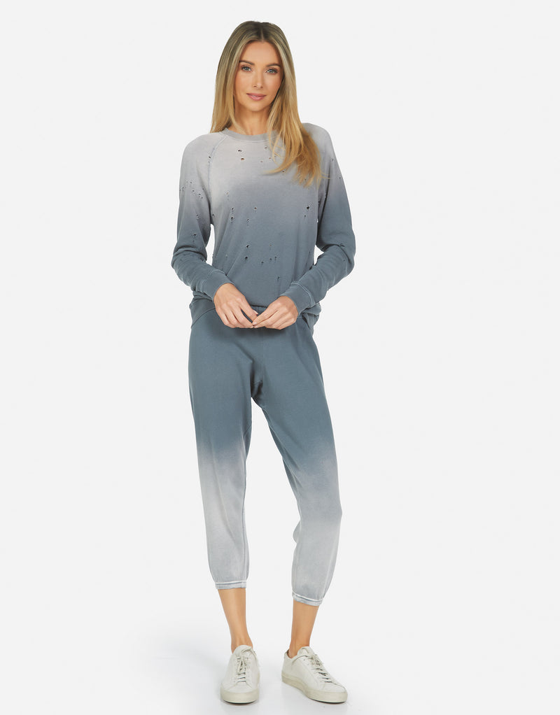 Michael Lauren Women's Dorser LE Pullover Grey Ombré