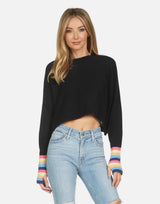 Michael Lauren Women's Milford LE Crop Sweater