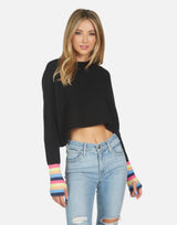 Michael Lauren Women's Milford LE Crop Sweater