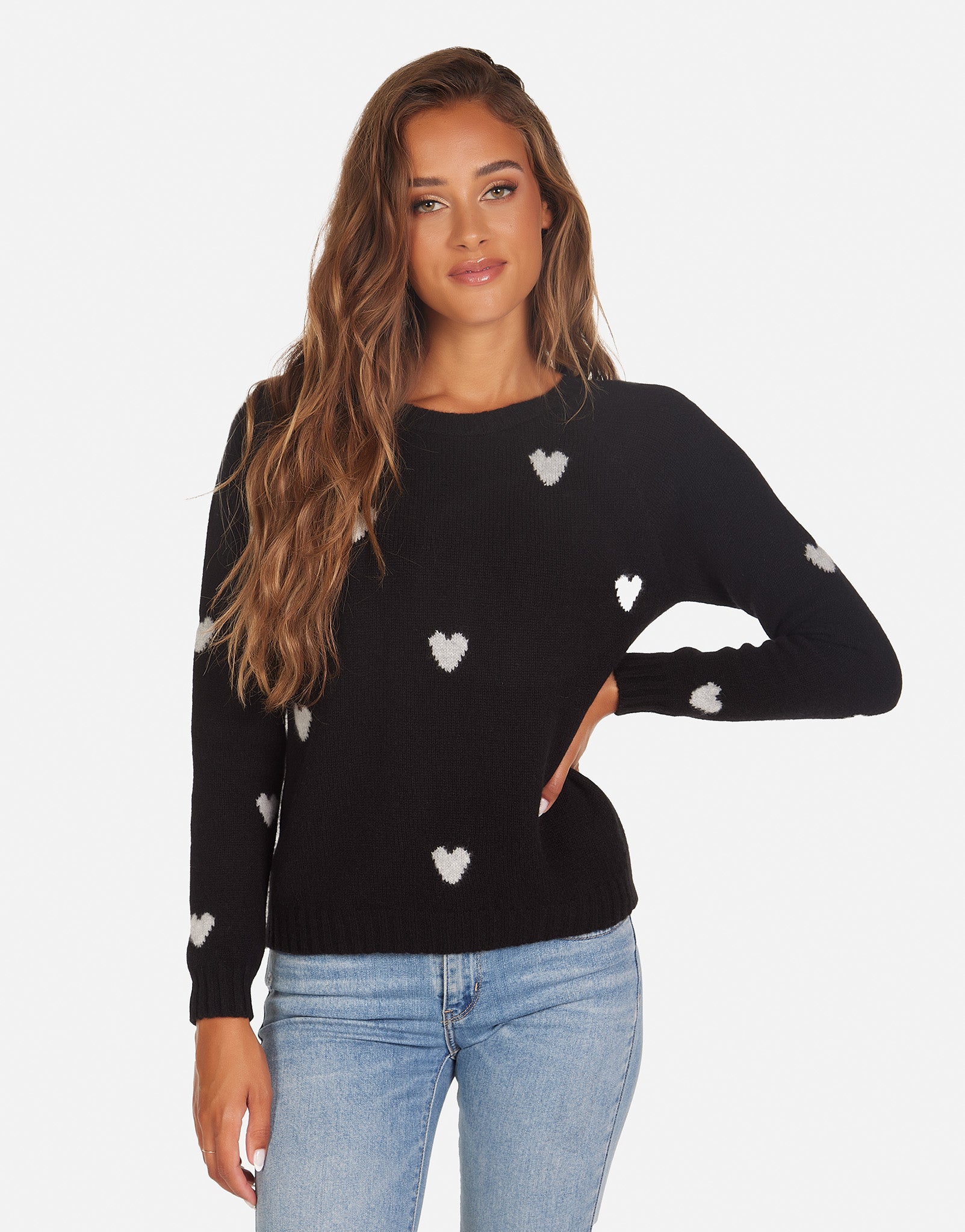 Godric Cashmere Heart Sweater – Michael Lauren
