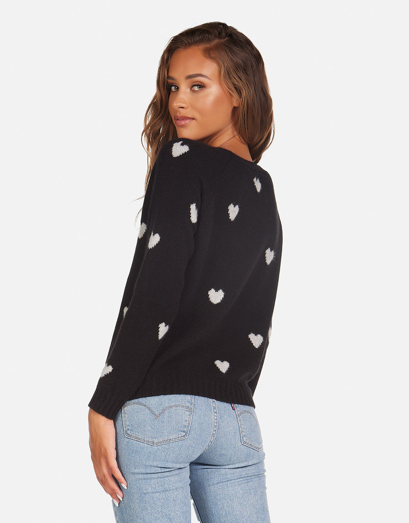 Godric Cashmere Heart Sweater