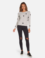 Godric Cashmere Heart Sweater