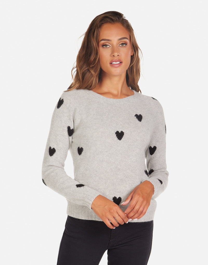 Godric Cashmere Heart Sweater – Michael Lauren