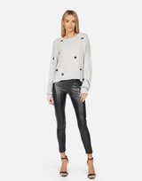 Melendez Bow Trim Pullover