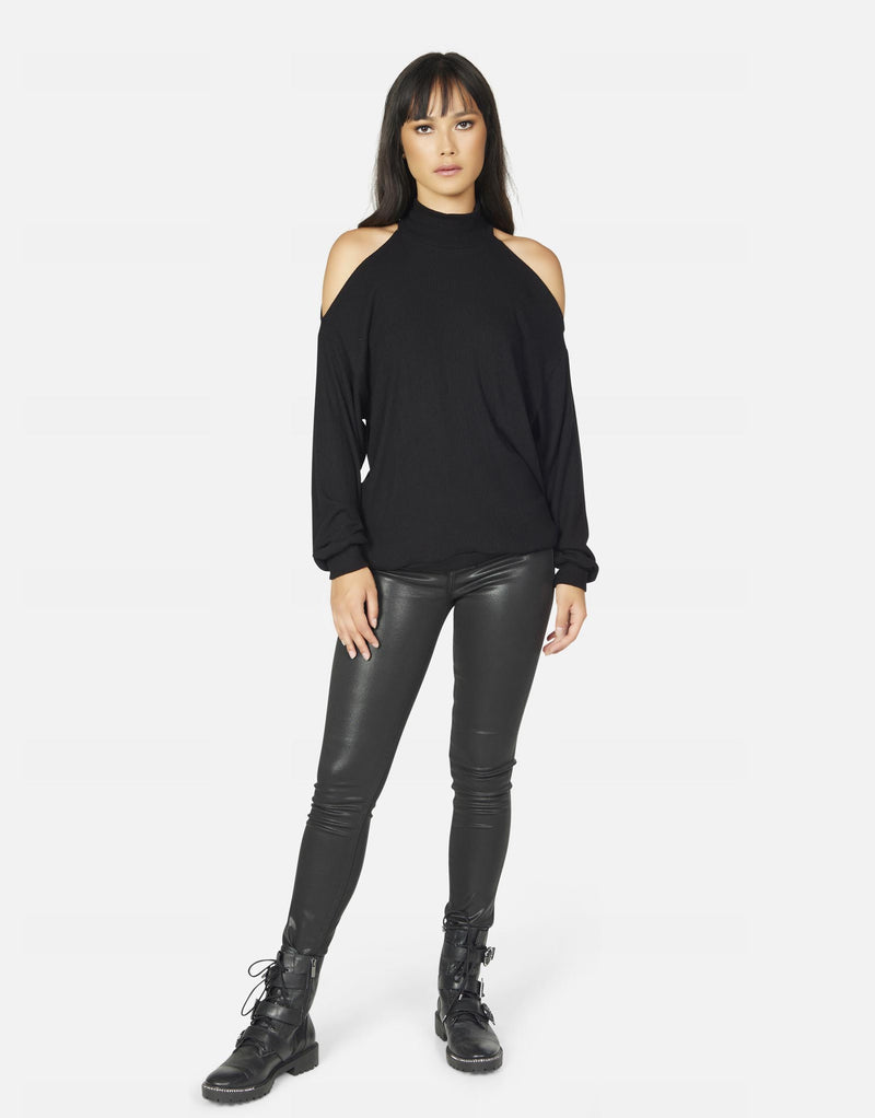 Lupin Cold Shoulder Sweater