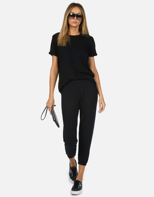 Michael Lauren Women's Nate Core Crop Sweatpant