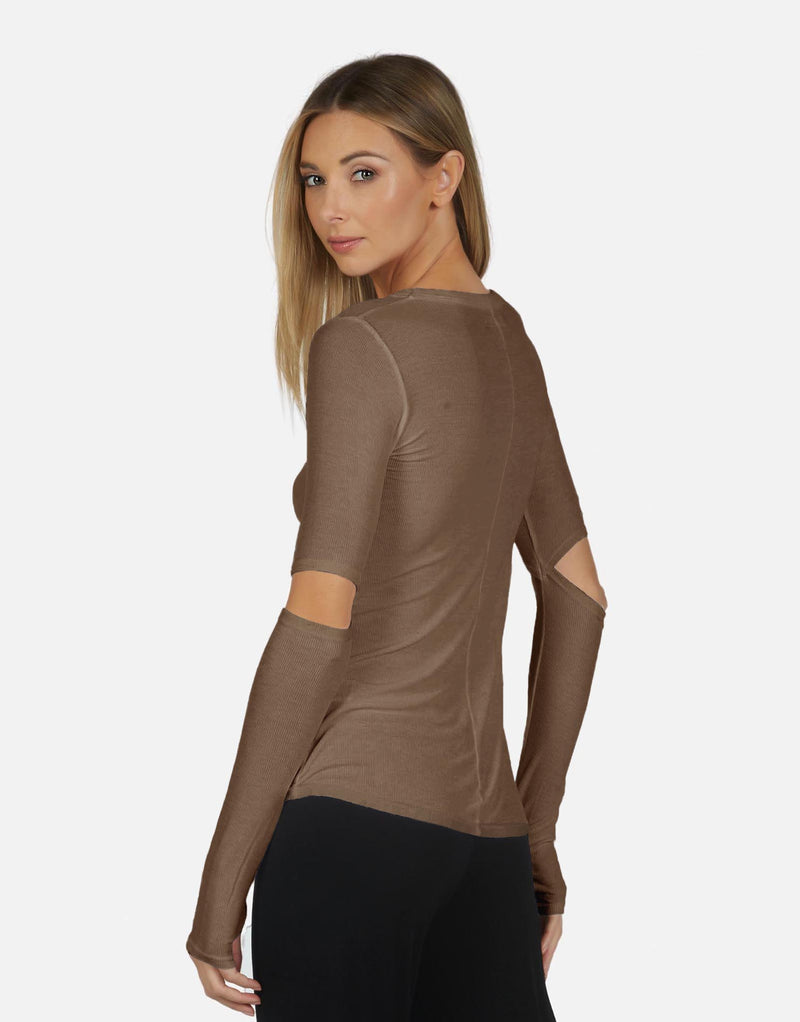 Solomon Fitted Tee Brownie
