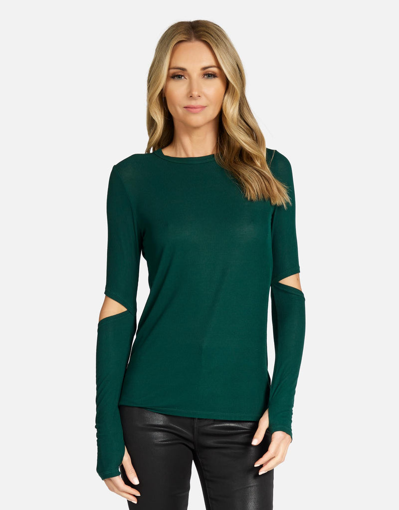 Solomon Fitted Tee Emerald