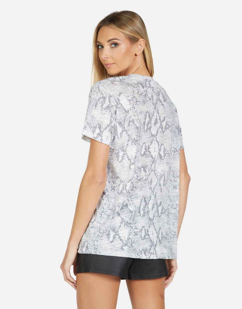 Michael Lauren Women's Hall LE Grey Snake Vintage Tee