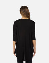 Amos Oversized V-Neck Henley