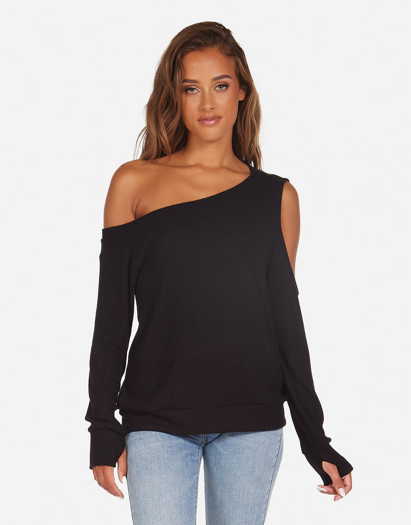 Link Cold Shoulder Top