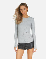Michael Lauren Women's Mathis Fitted Top