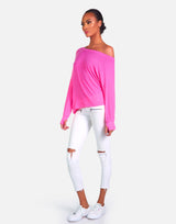 Michael Lauren Women's Kristopher LE Neon Pink Pullover