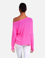 Michael Lauren Women's Kristopher LE Neon Pink Pullover