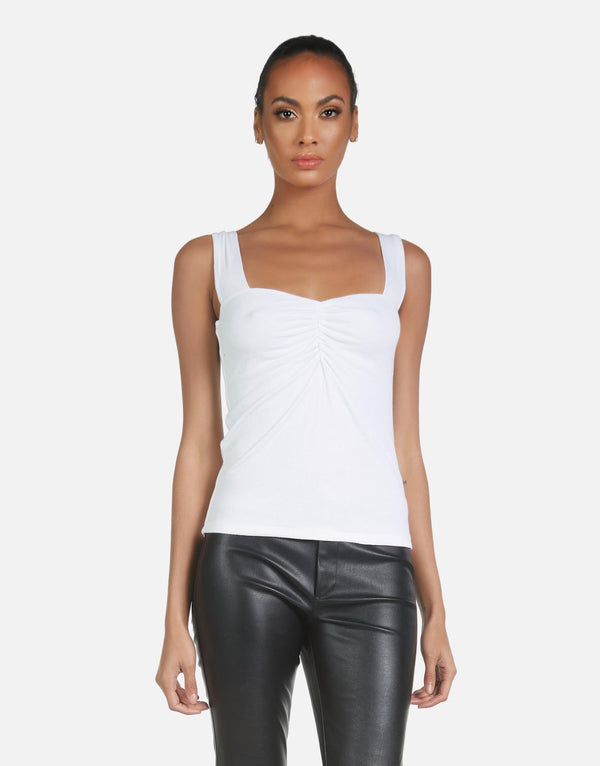 Michael Lauren Women's McLean LE Shirred Tank