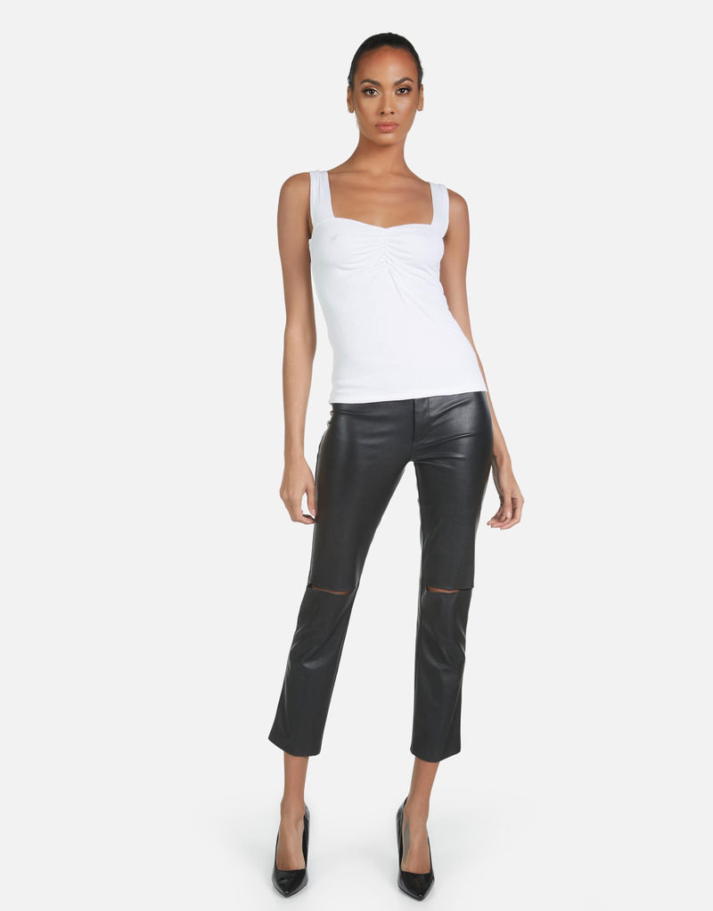 Michael Lauren Women's McLean LE Shirred Tank