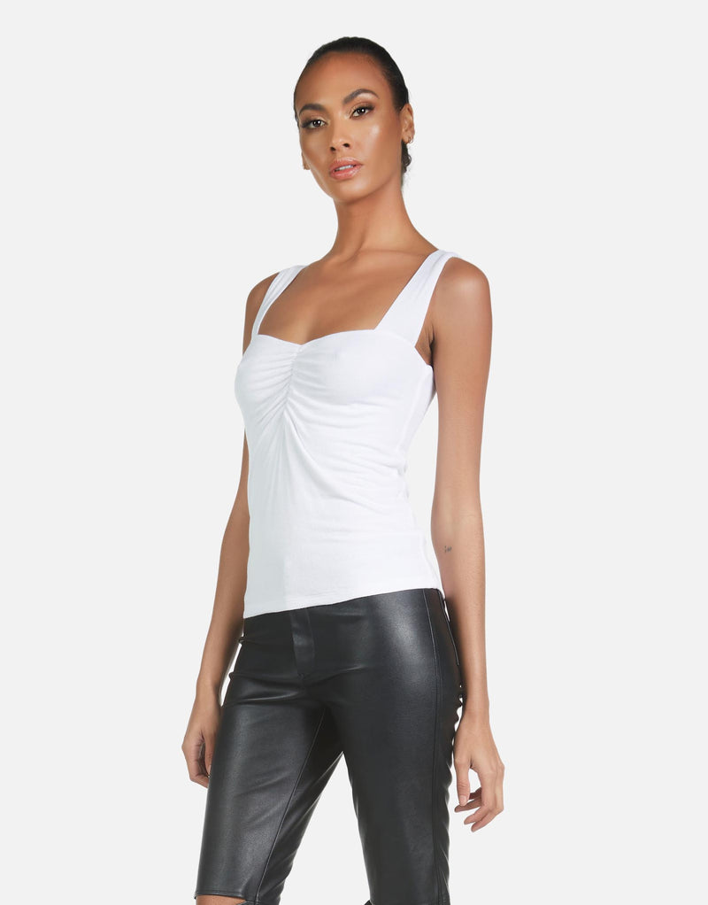 Michael Lauren Women's McLean LE Shirred Tank