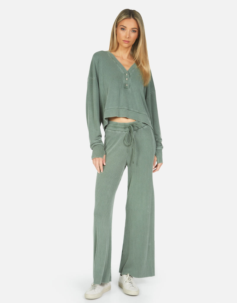 Michael Lauren Women's Bastian Henley Crop Pullover