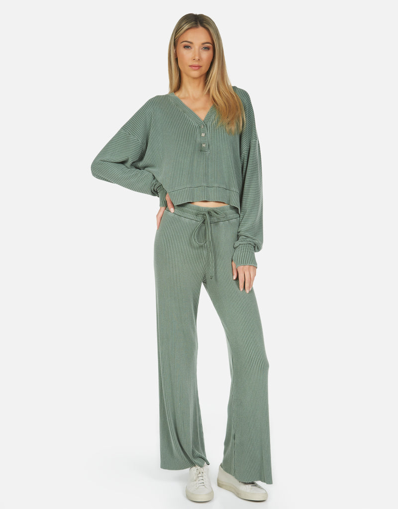Michael Lauren Women's Bastian Henley Crop Pullover