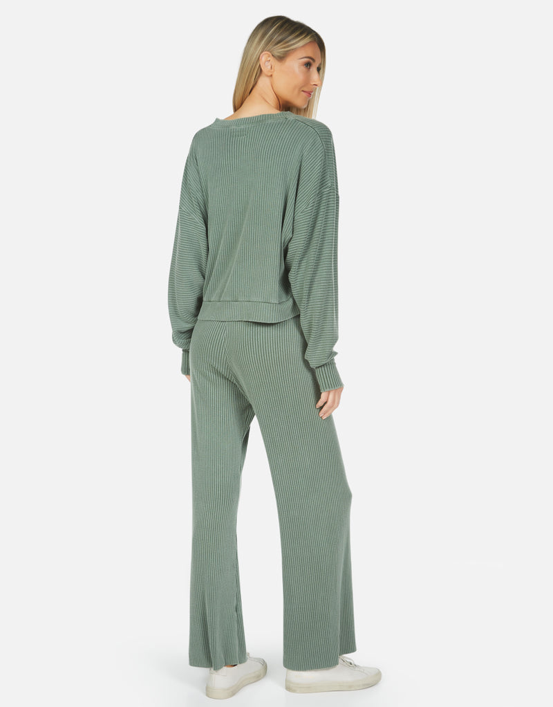 Michael Lauren Women's Bastian Henley Crop Pullover