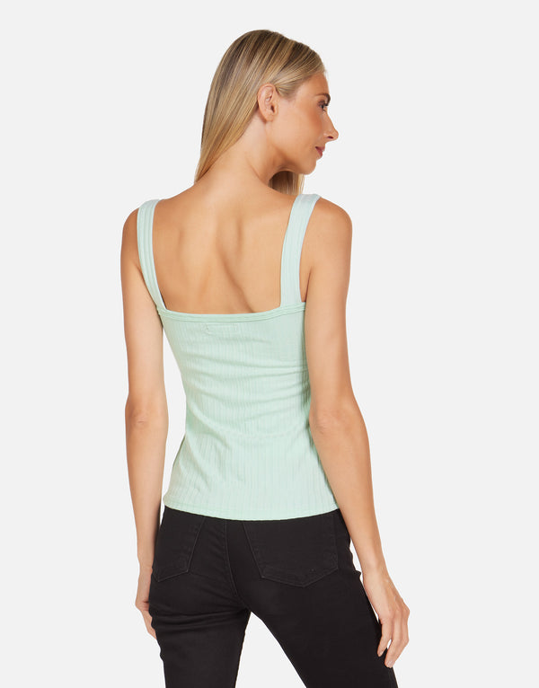 Rafa Henley Crop Tank